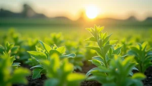 The image shows a modern vertical farm, symbolizing innovation in agriculture startup news updates today.