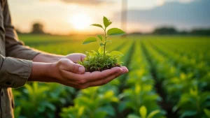 This image shows a diverse group of people participating in a hands-on agricultural training course session.